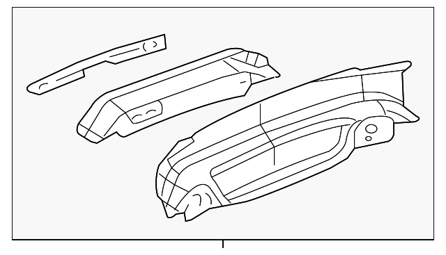4389584AG Деталь REAR BODY PANEL