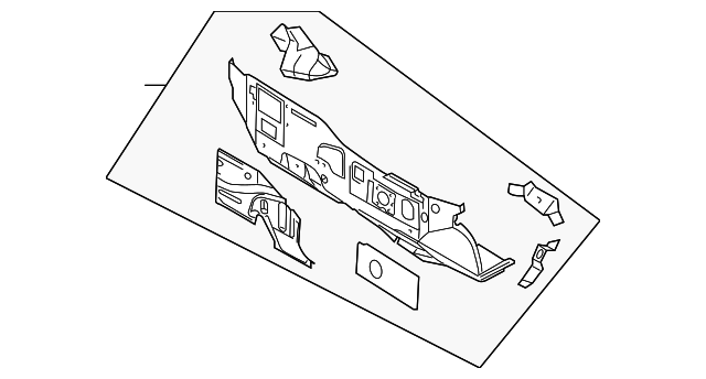 4719821AA Деталь DASH PANEL