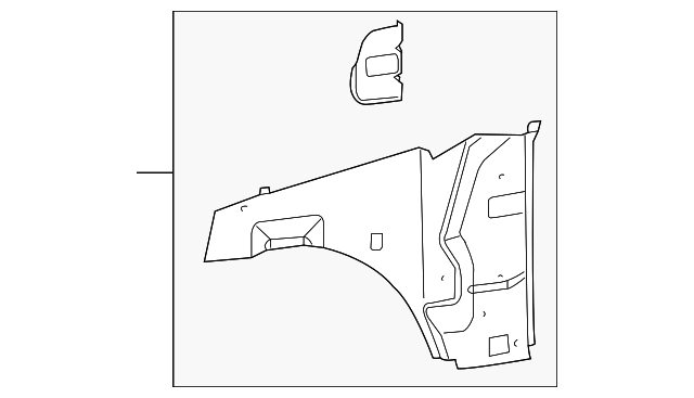 5103371AE Деталь COWL SIDE PANEL, LEFT