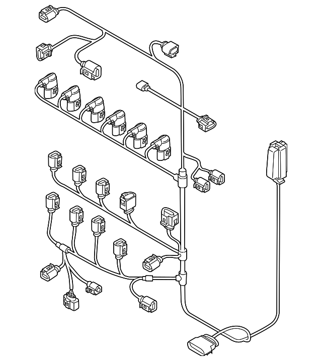 03H-971-627-F Деталь ENGINE HARNESS
