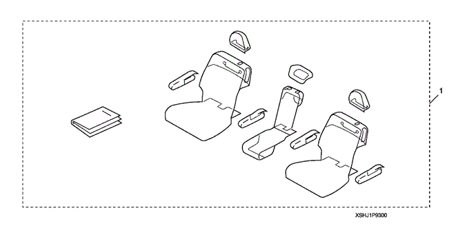 ACCESSORIES/SEAT COVER (1) for 2009 Honda ODYSSEY #1