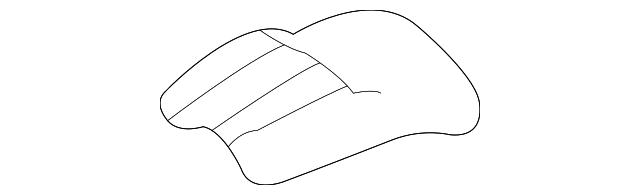 64280AA061ML Деталь TRACK END COVER, LEFT