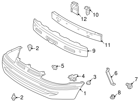 Corolla BUMPER & COMPONENTS - FRONT