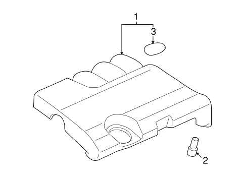 CX-9 ENGINE APPEARANCE COVER