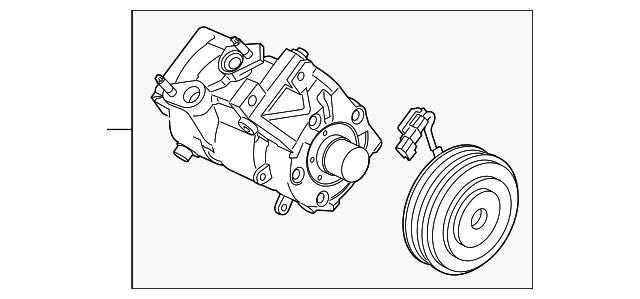FL3Z-19703-E Деталь COMPRESSOR ASSY