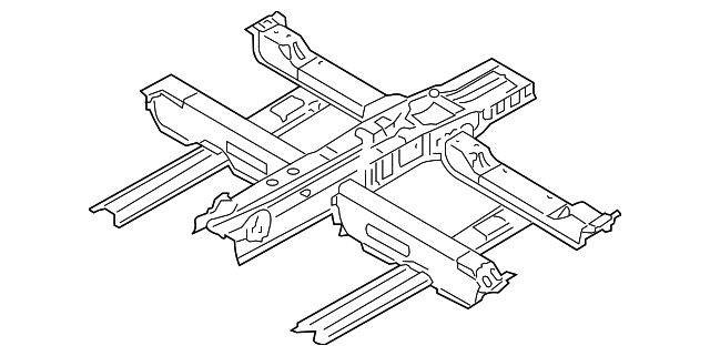 65130-2W000 Деталь REAR CROSSMEMBER