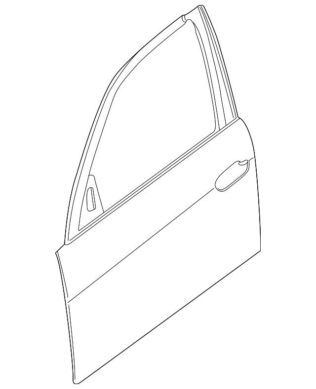 41-51-8-215-309 Деталь DOOR SHELL, LEFT