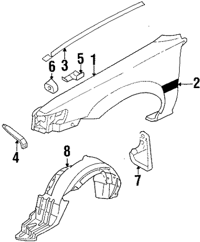 Corolla FENDER & COMPONENTS