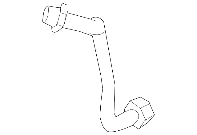 9L8Z-9D477-A EGR TUBE