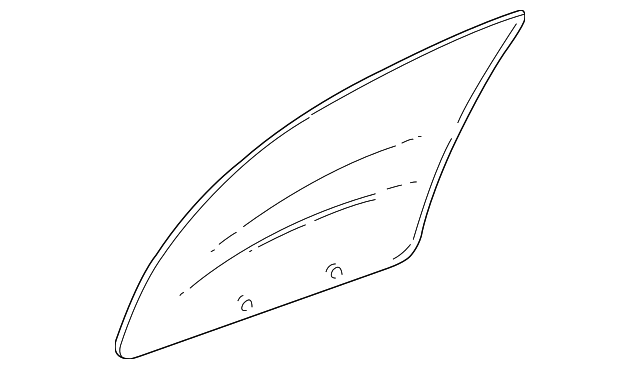10233406 Деталь GLASS, LEFT