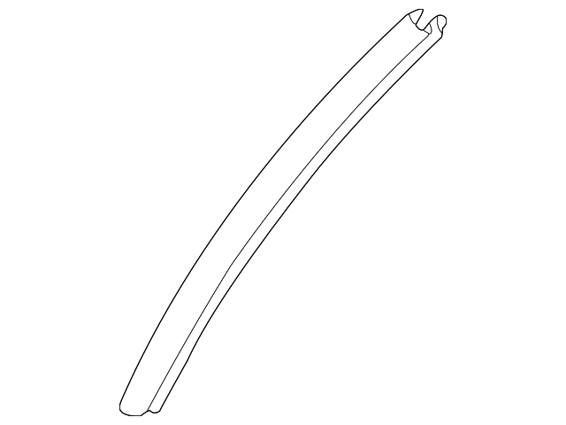 16630666 WEATHERSTRIP, LEFT