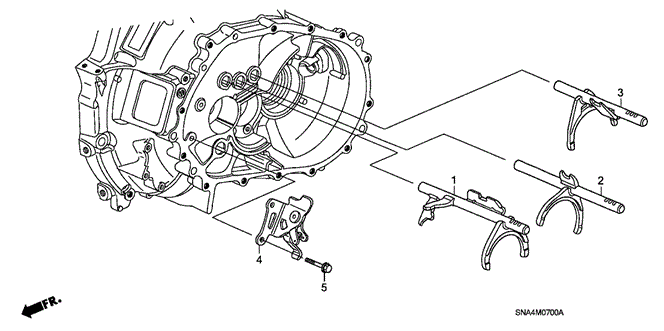 CIVIC SEDAN SHIFT FORK - SHIFT HOLDER (1.8L)