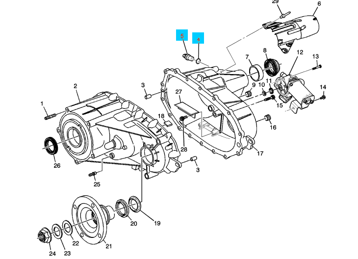 Genuine SENSOR, TRANSFER CASE RR OUTPUT SHAFT SPEED (19302667) for Your