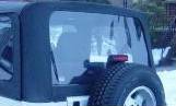 5EZ03BX7AD Деталь Wrangler Rear Window in Black 1997-2006