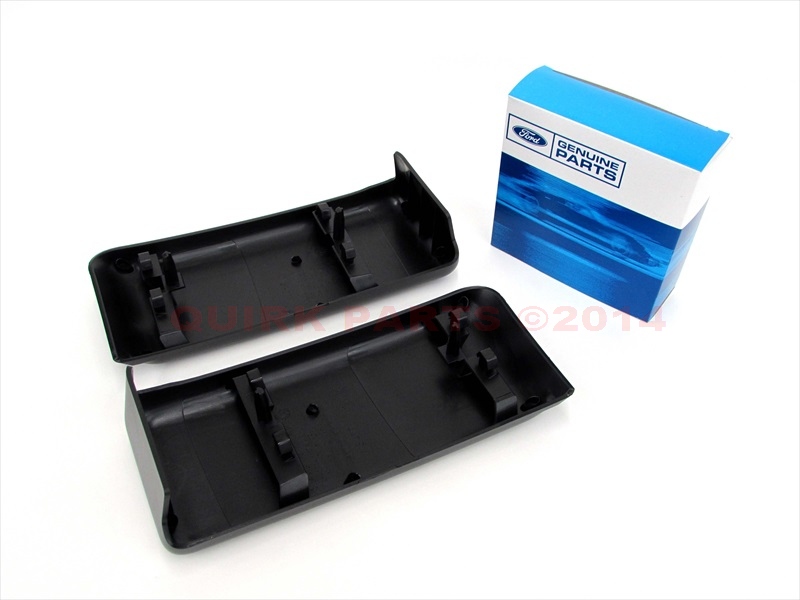 20092014 Ford F150 Front Bumper Black License Plate Delete Kit Covers