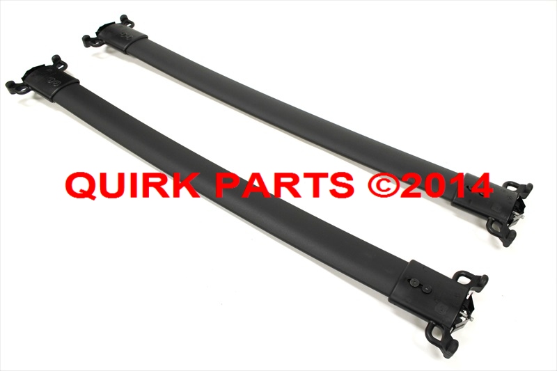 20102014 Chevy Equinox & GMC Terrain Ebony Black Roof Rack Cross Rails