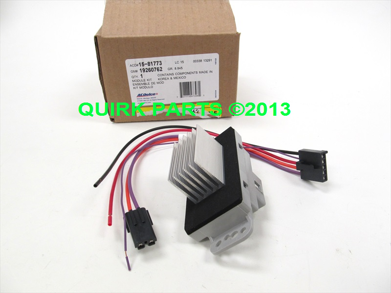 Chevy GMC Buick Heater Blower Control Module OEM NEW Genuine Genuine