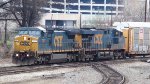 CSX 7677 & 5458 Head Northbound 