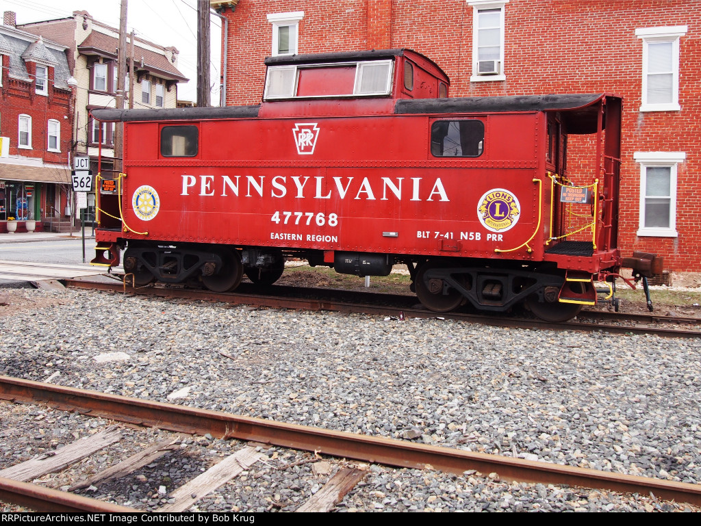 Pennsy N5B Cabin Car on the Coalbrookdale RR