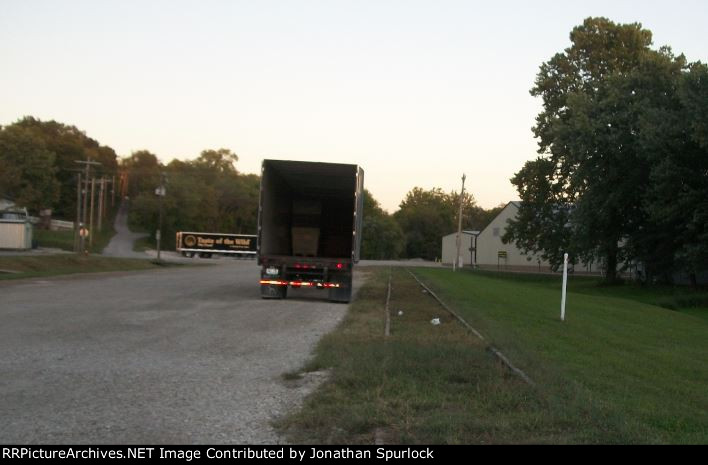 Ex-RI ROW, looking northeast