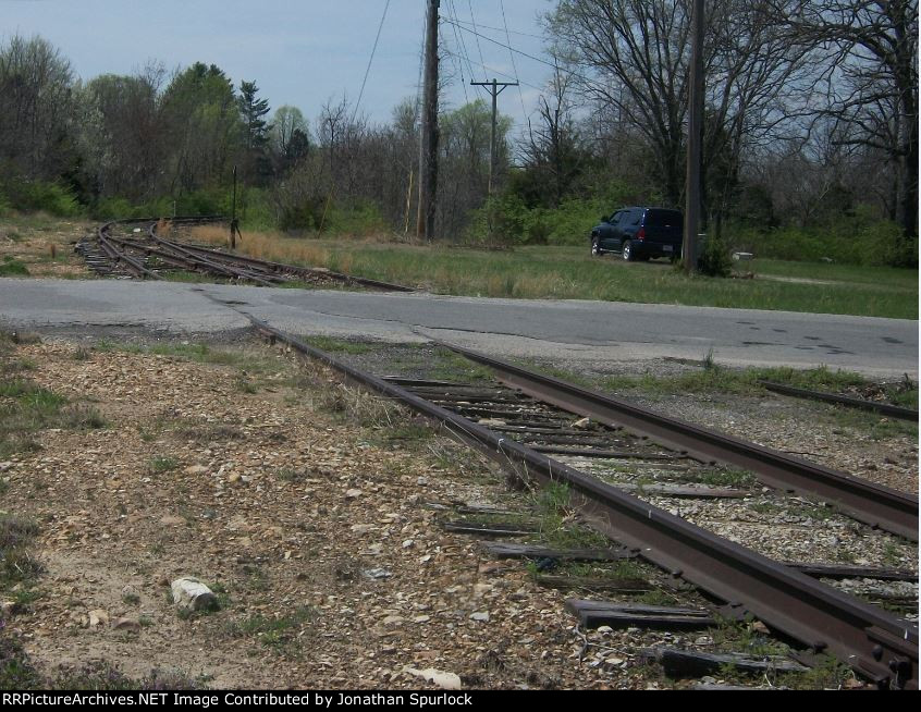 Ex-Rock Island track, looking west