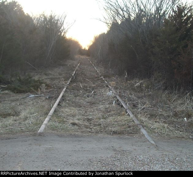Ex-RI ROW at Main Street crossing, looking west,