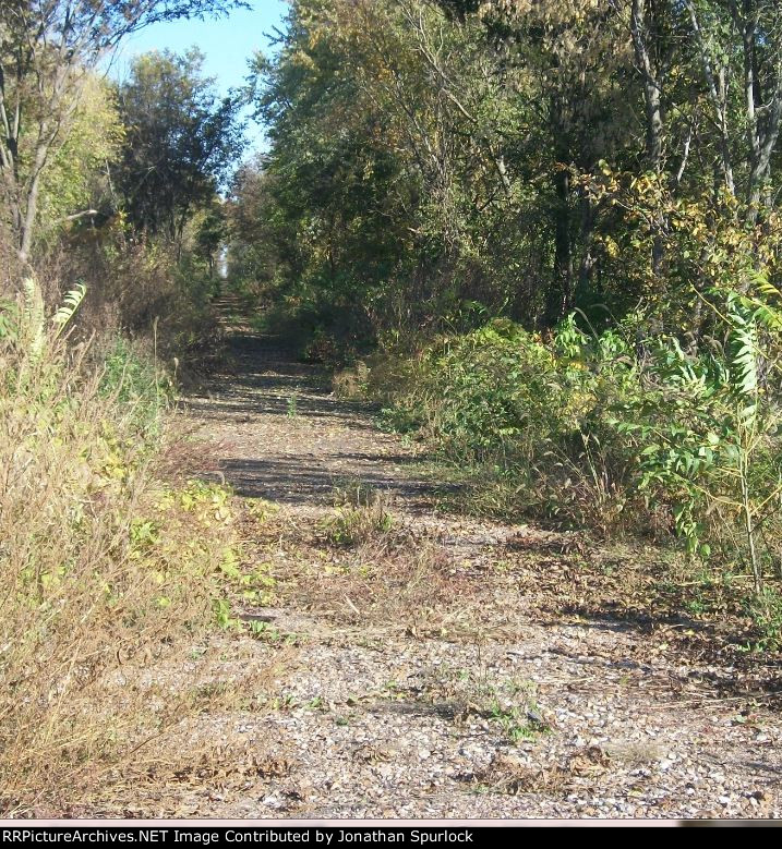 Ex-RI ROW, looking east