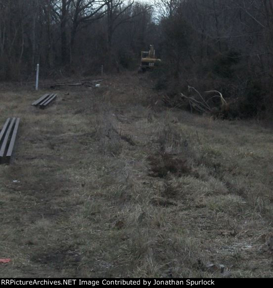 Ex-RI ROW, looking west