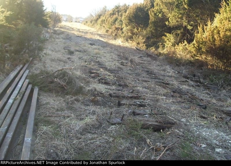 Ex-RI ROW, double track section