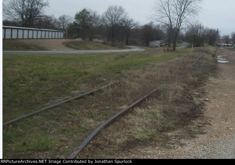 Former RI trackage, looking east