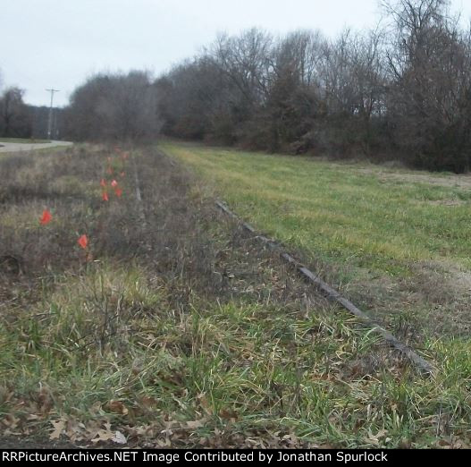 Ex-RI track, looking west
