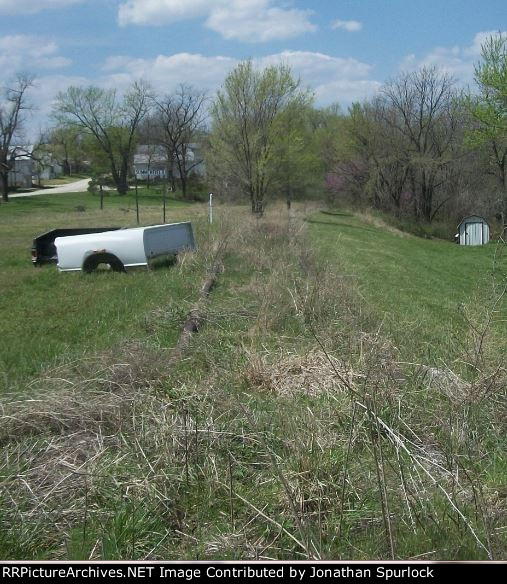 Looking west, ex-RI right of way, view 1
