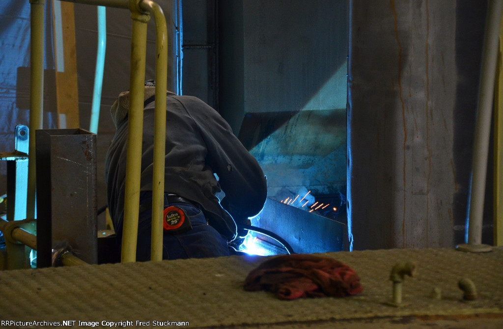 Working on the NIPSCO 38.