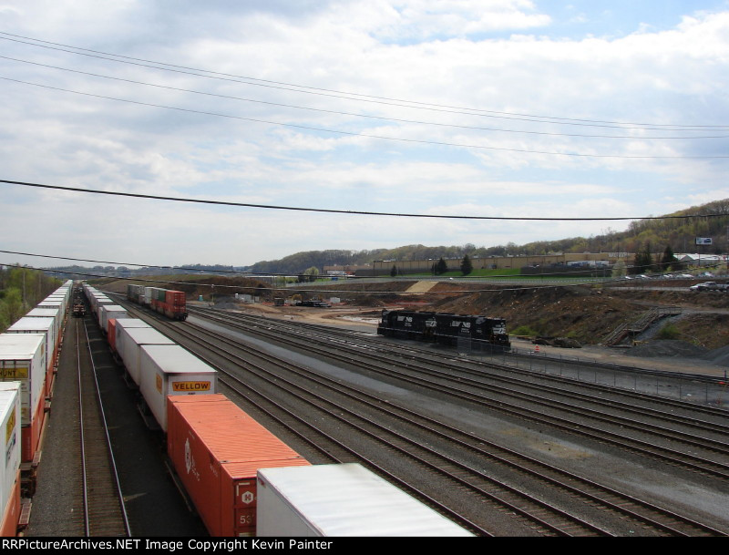 Rutherford Yard looking east