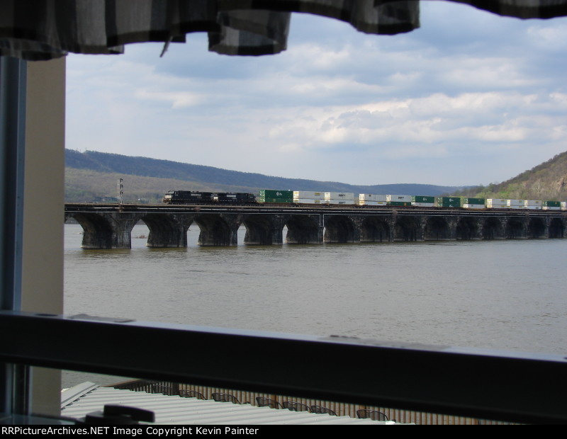 Bathroom with a view