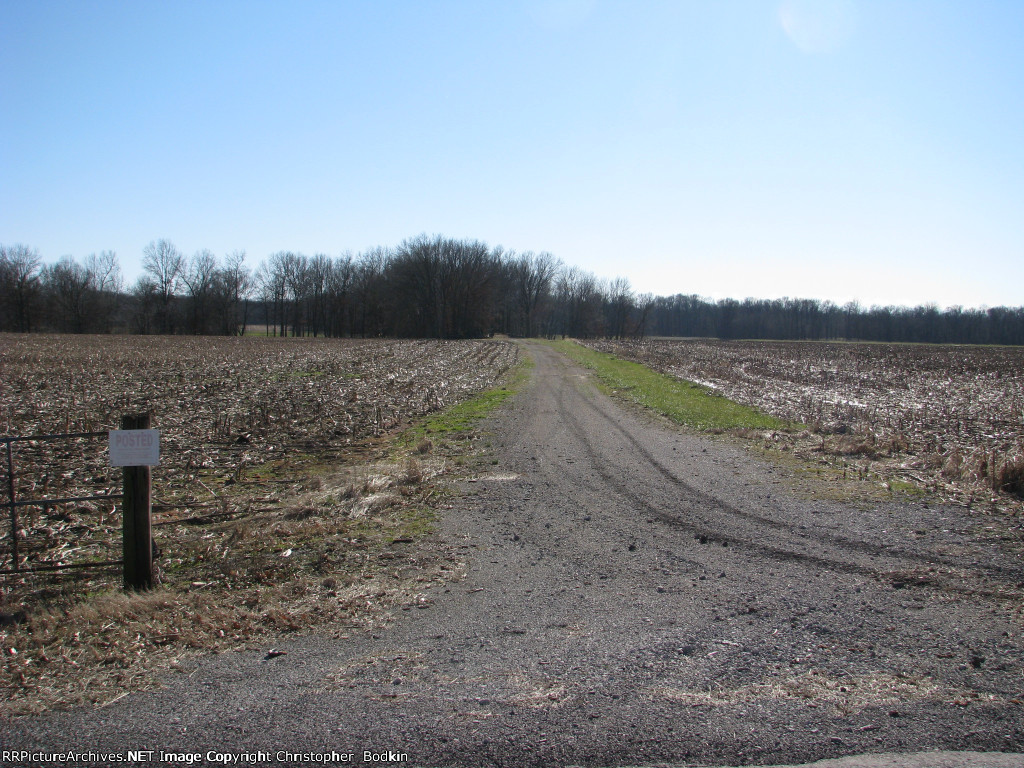 Mudline Road looking south