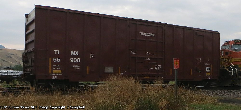 TIMX 65908 single door boxcar 