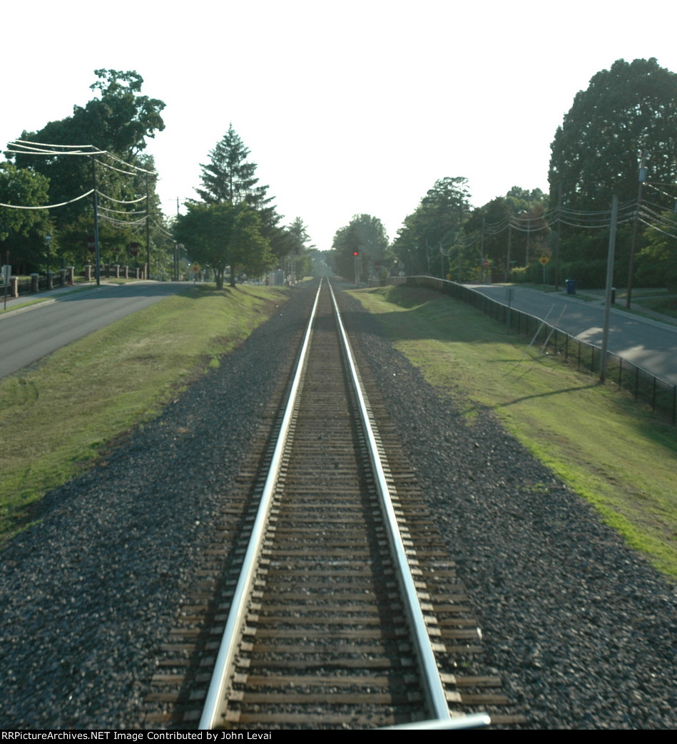 From rear of Amtrak Train # 76