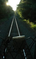 From rear of Amtrak Train # 76