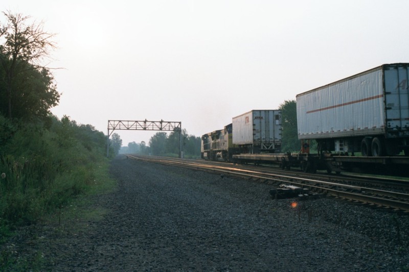 Eastbound taking the bypass