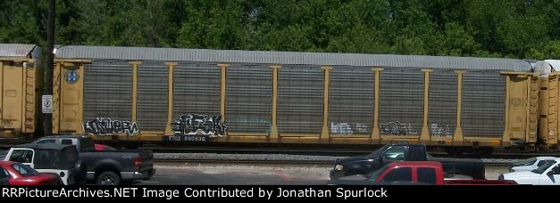 TTGX 986836, with BNSF rack