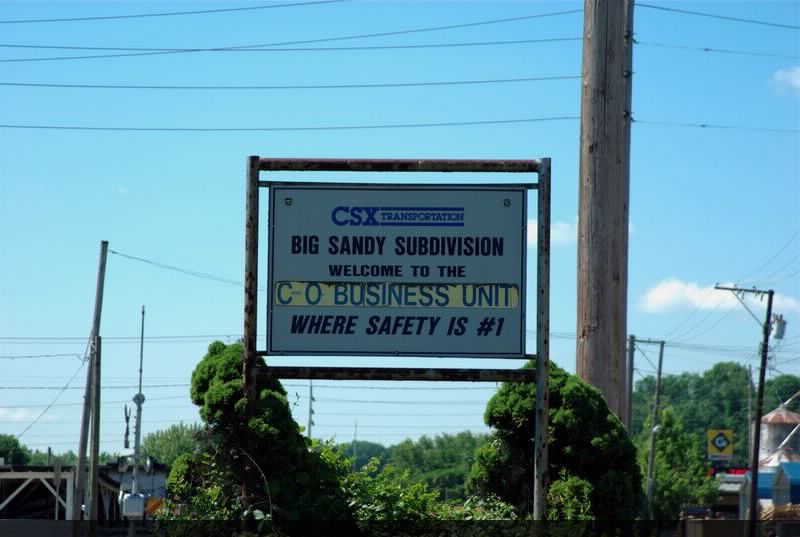 Big Sandy Sub welcome sign.