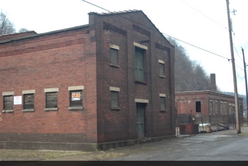 Trackside industrial building