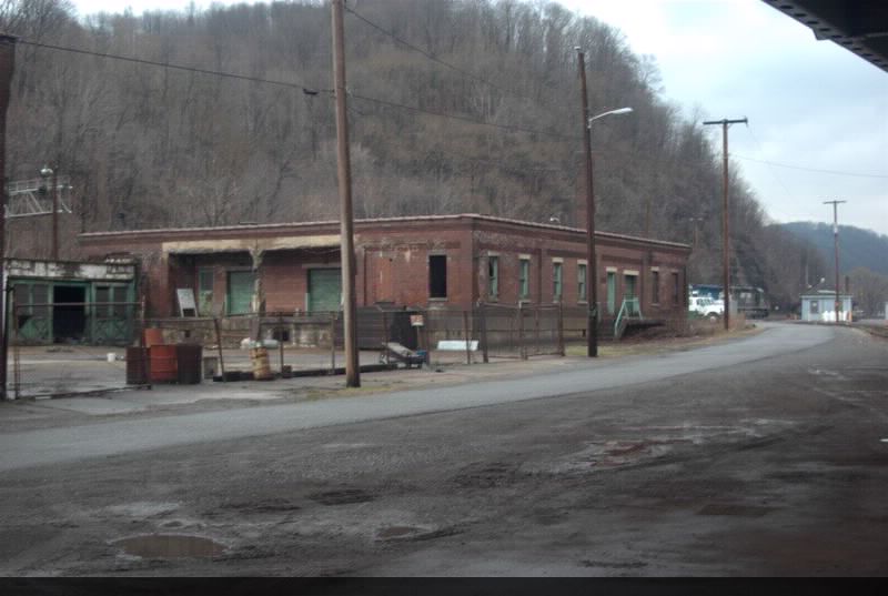 Trackside industrial building