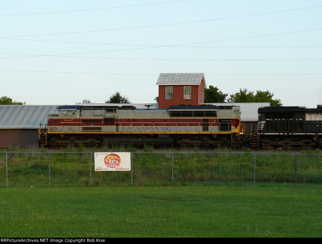 Looking toward the old mill beyond center field