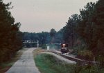 NS train #94, eastbound leaving Greenwood, headed for Silverstreet. The track going to the left is new connection built to the old G&F, going downtown to meet the CSX.