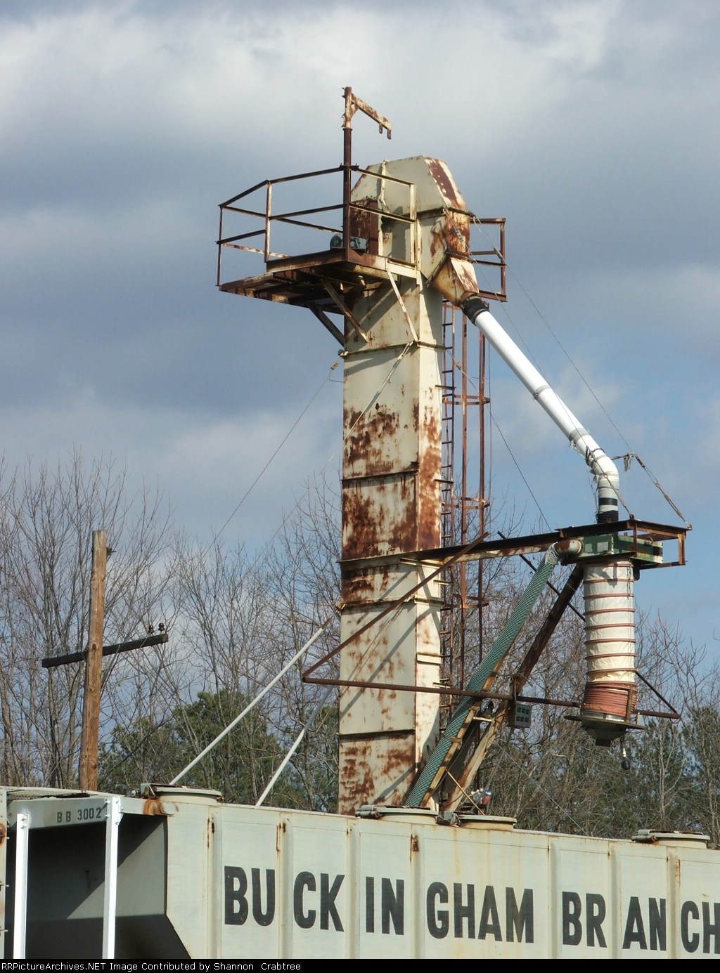 Sand loading facility at Louisa