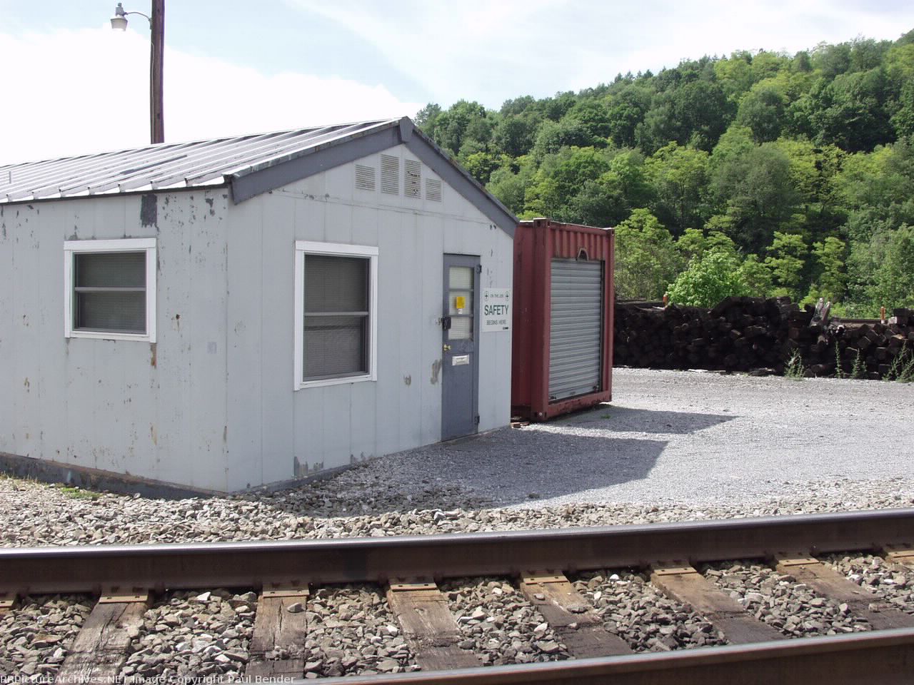 Buildings inside the wye