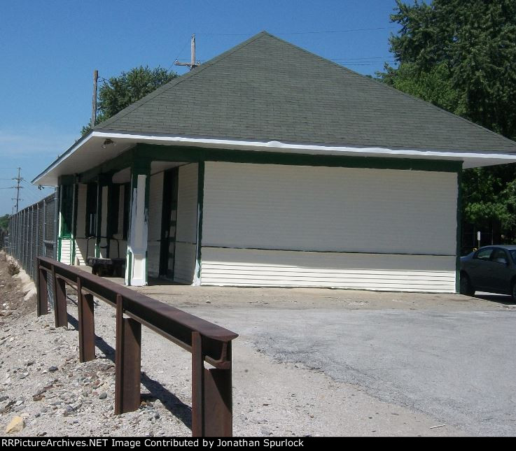 Glasgow, MO depot, east side, 8-24-2014