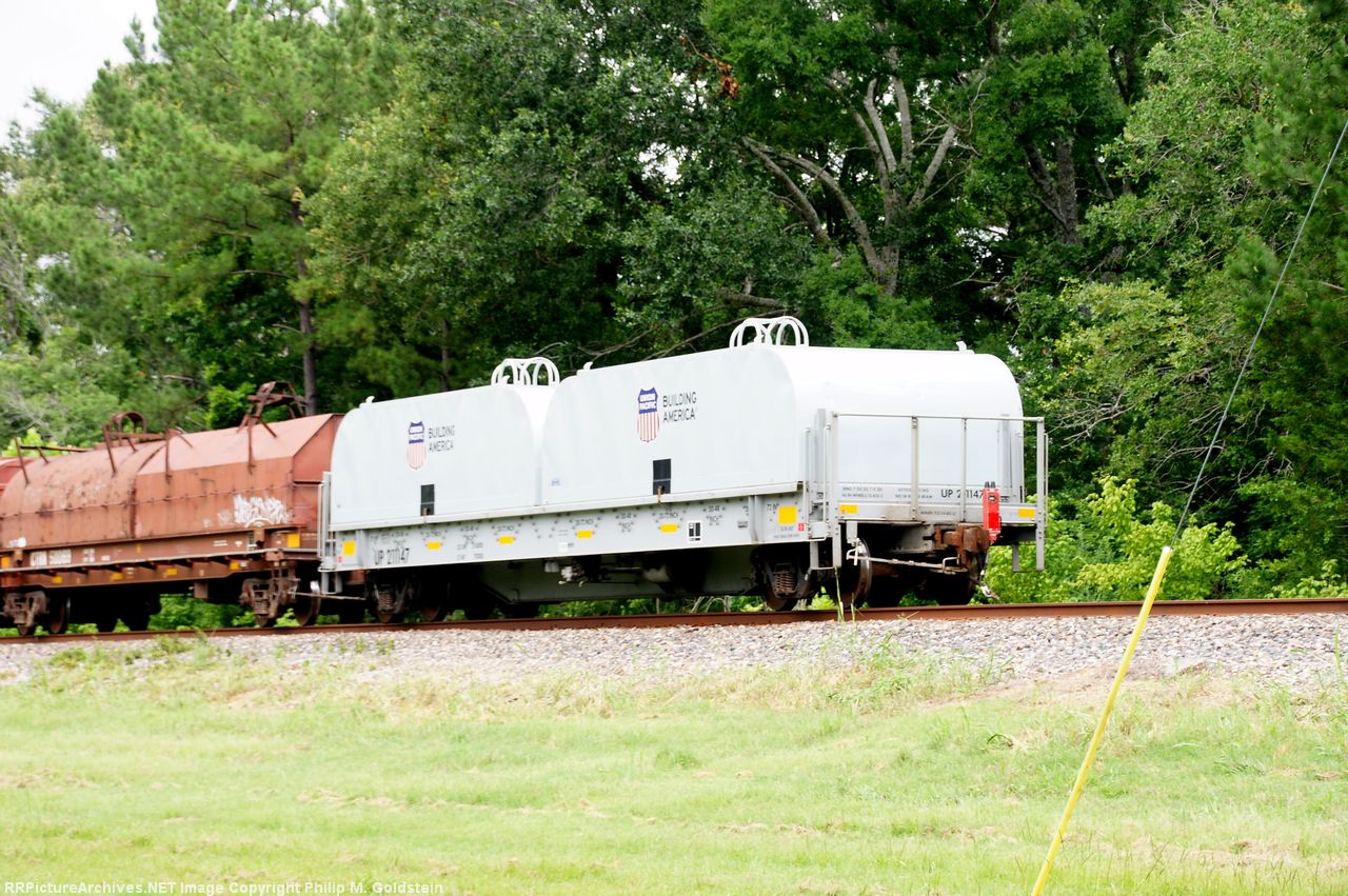 UP 211147 - I've never seen this type of coil car before
